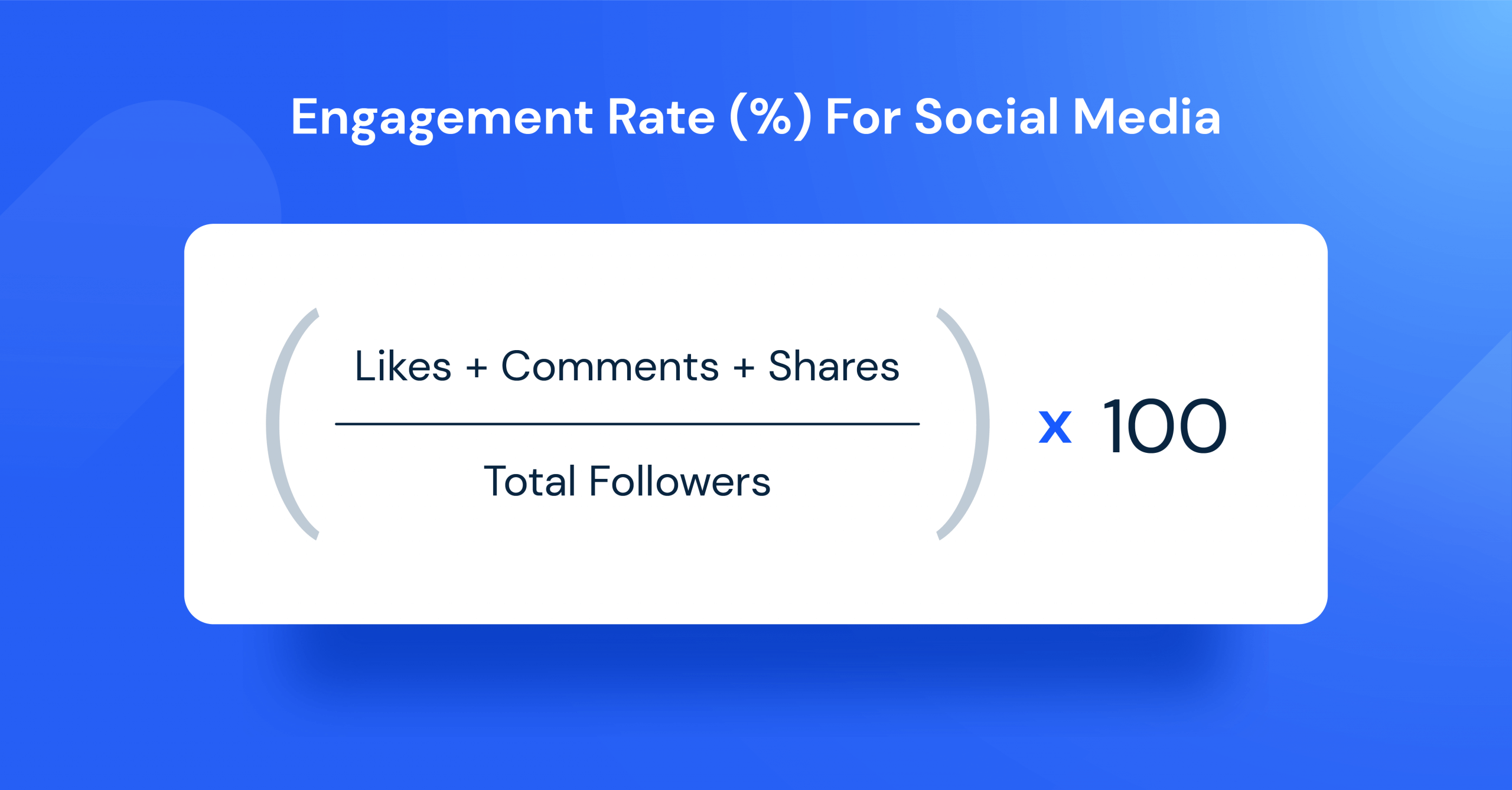 engagement rate for social media