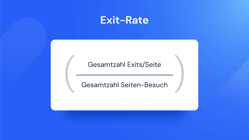 Exit Rate Formel