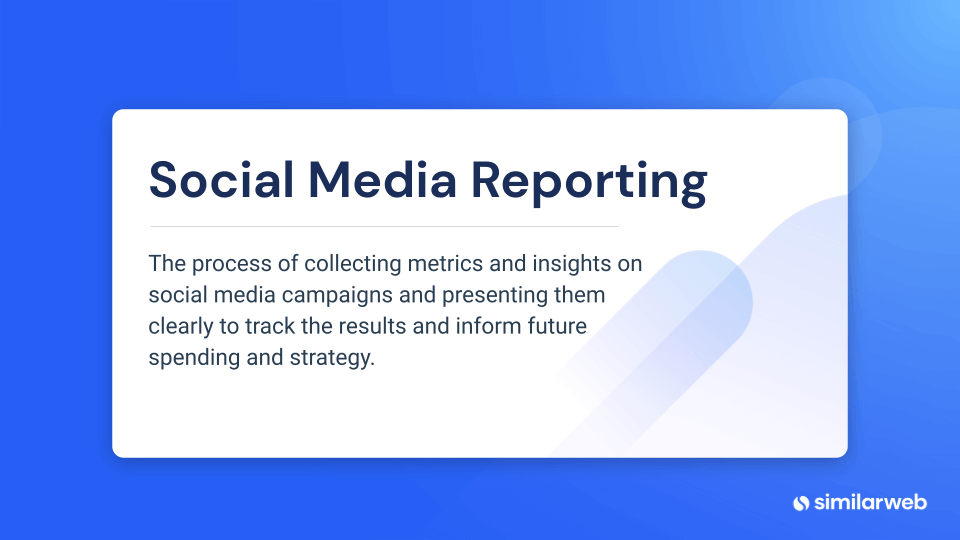 Definition of social media reporting