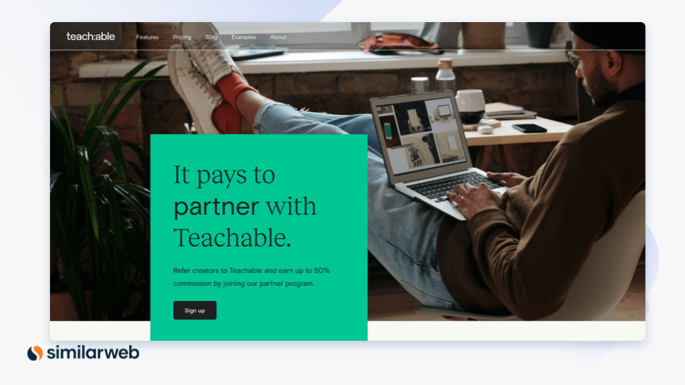 Teachable affiliate program