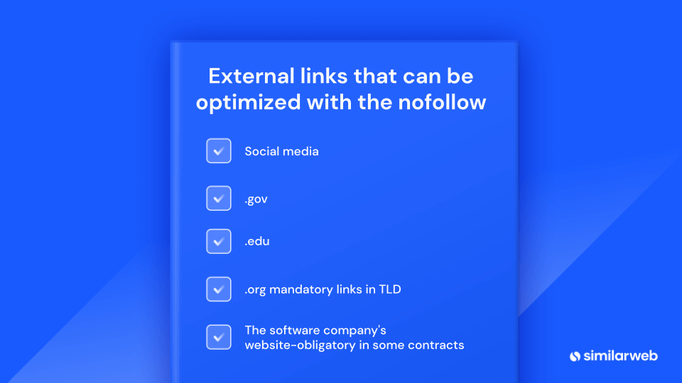 How to optimize external links with the nofollow tag