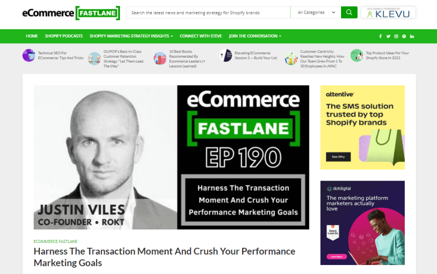 eCommerce Fastlane