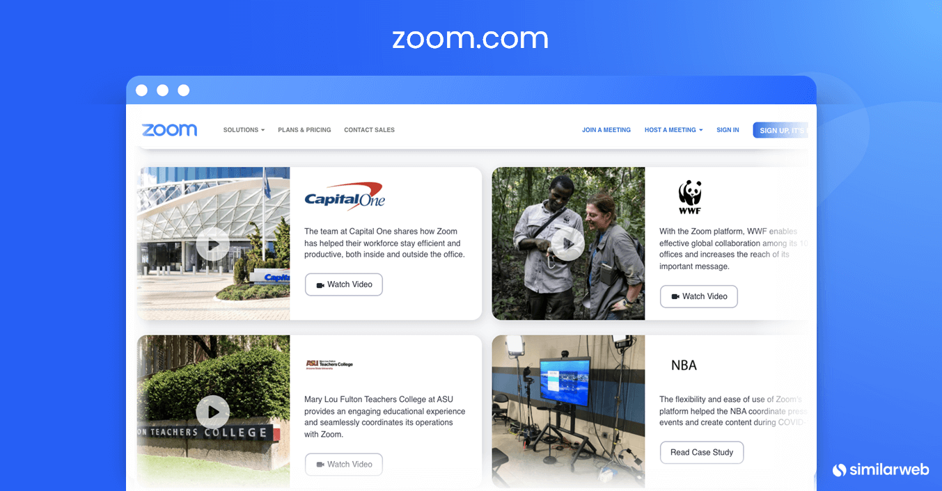 Zoom’s case studies