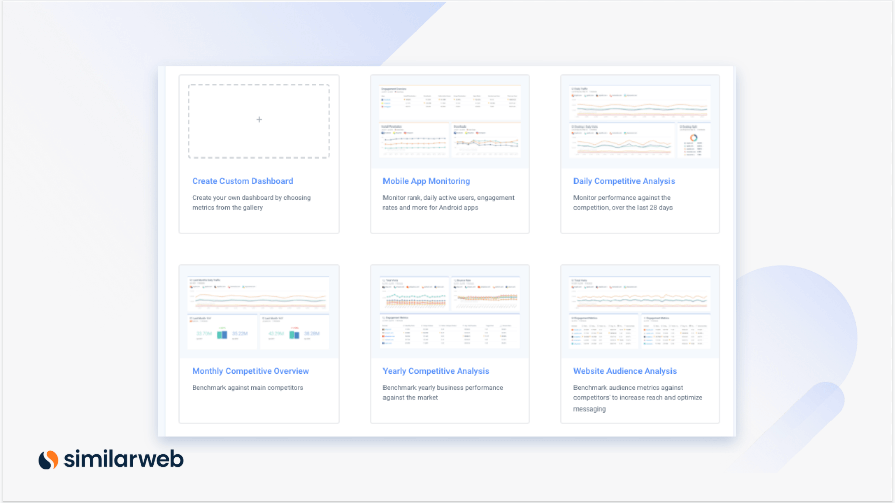 Marketing report templates