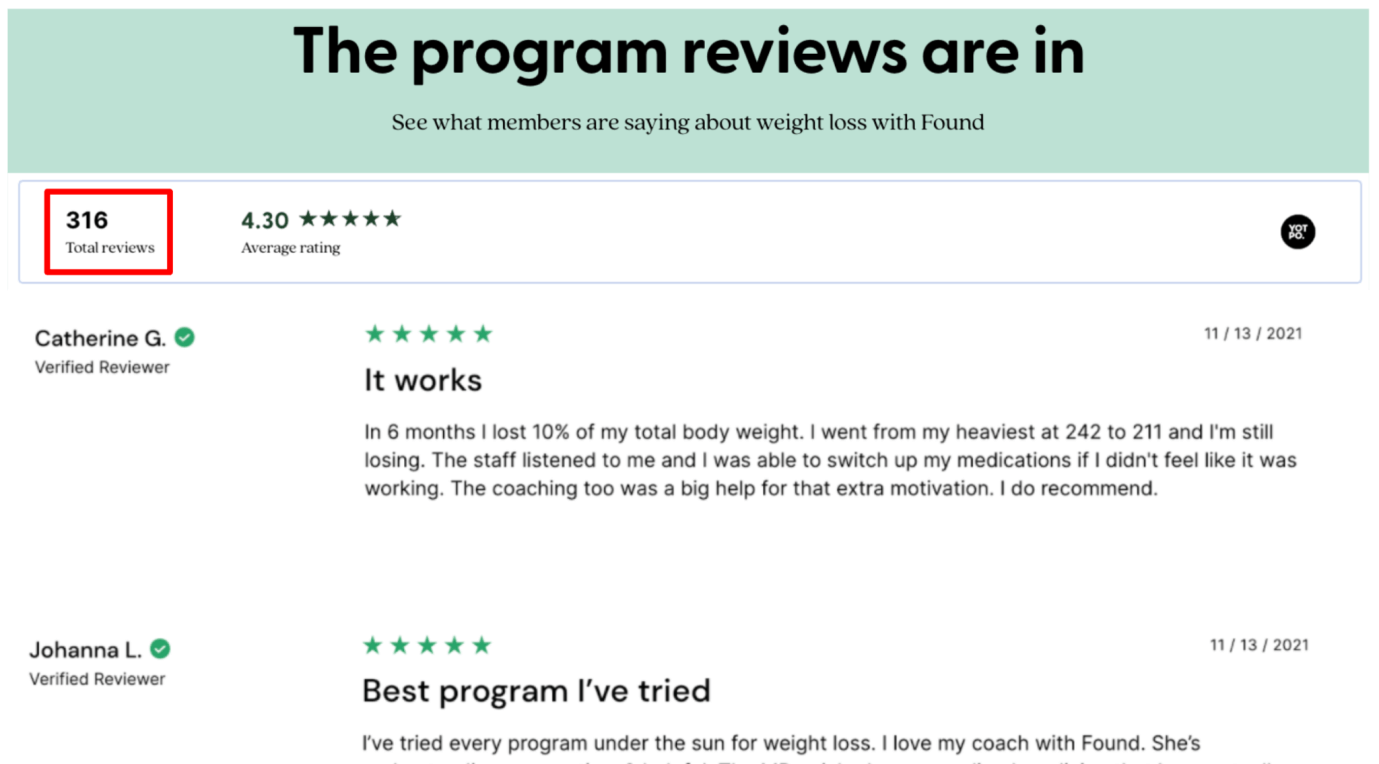 The program reviews.