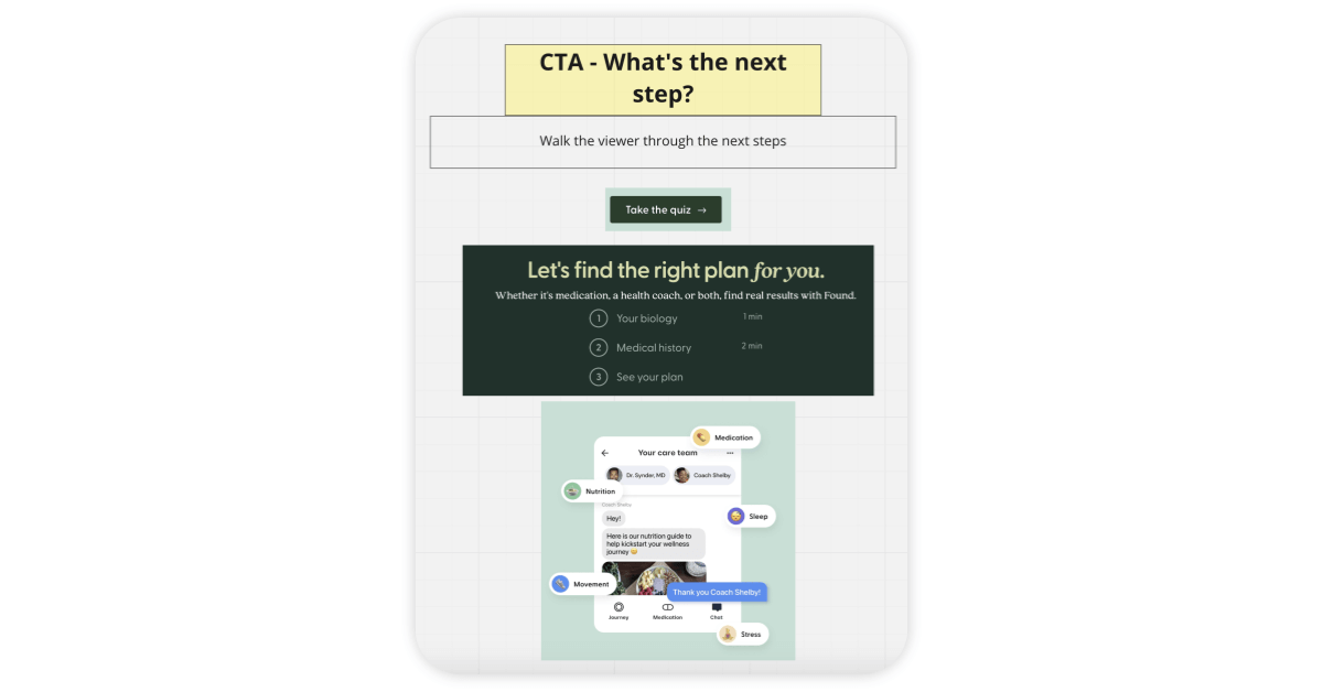 CTA - What's the next step?