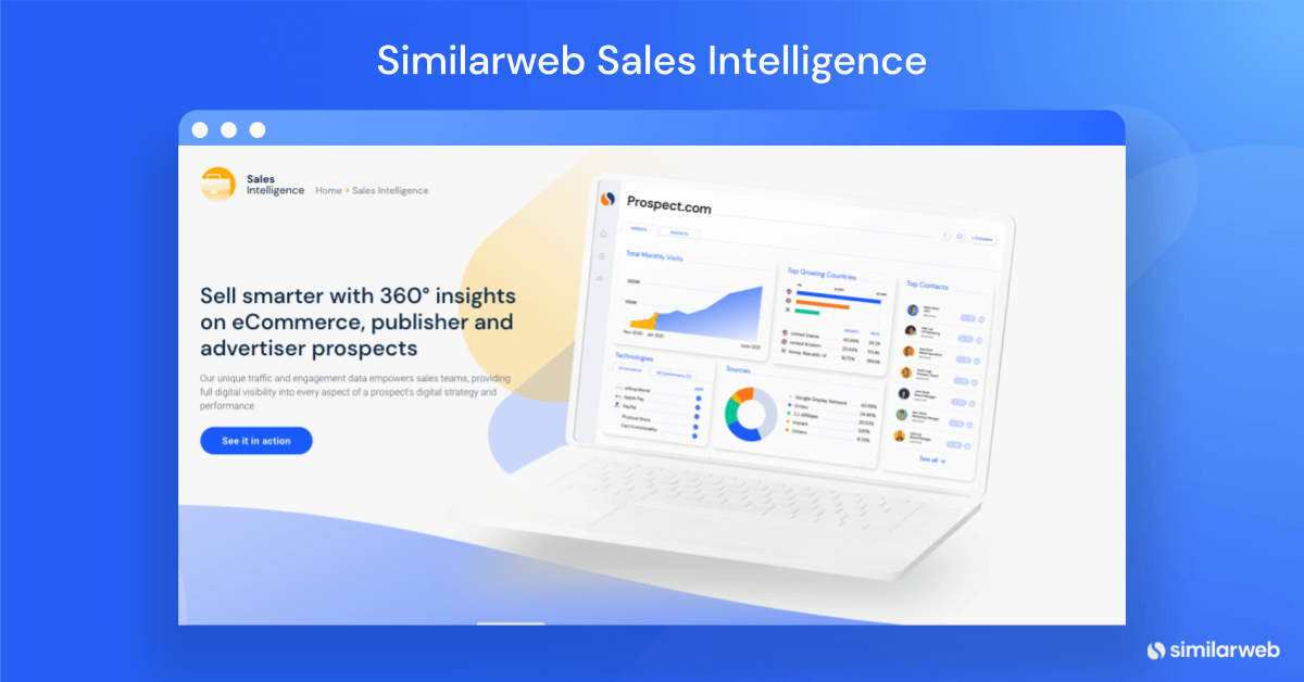 Similarweb Sales Intelligence elevates your prospecting.