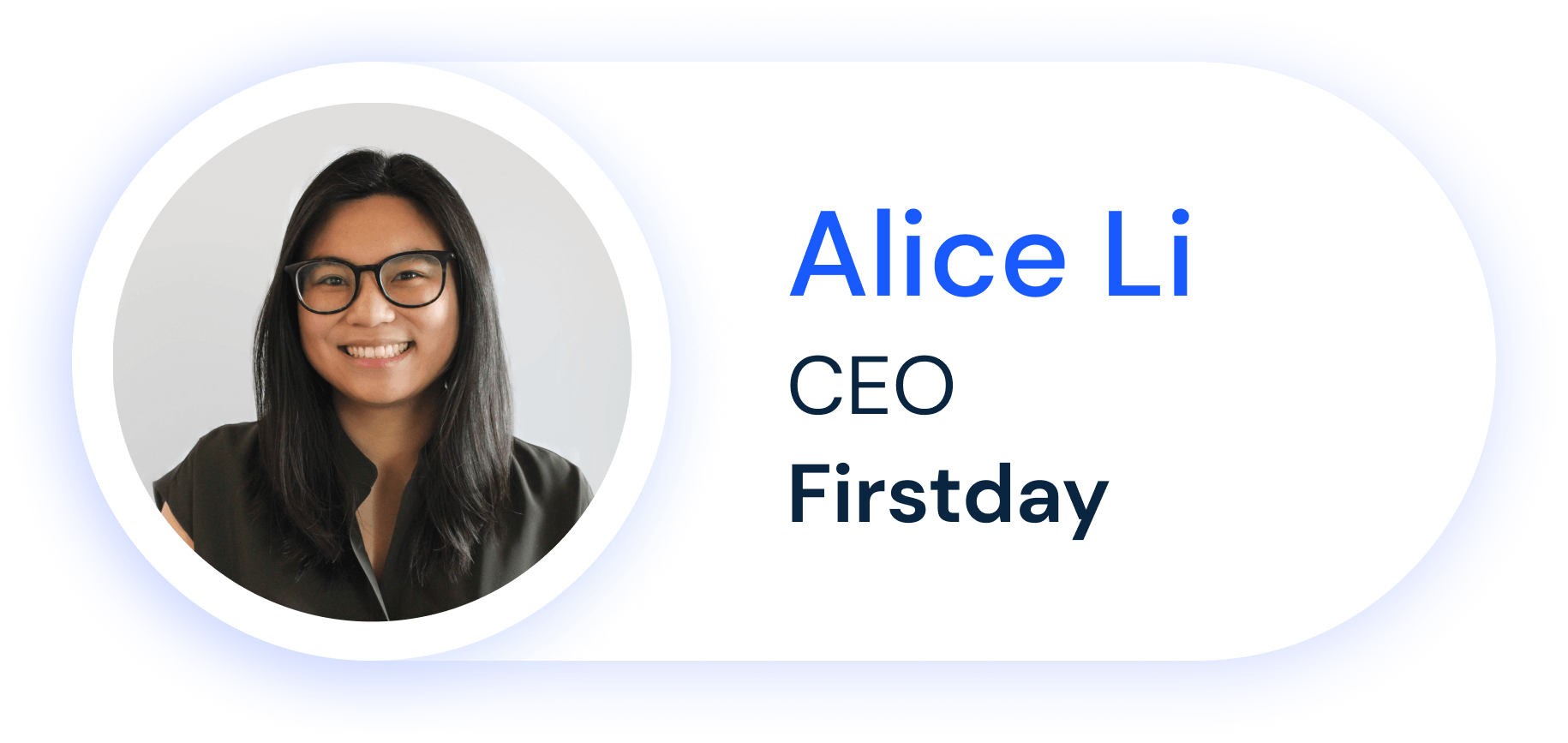 Alice Li (CEO, Firstday)