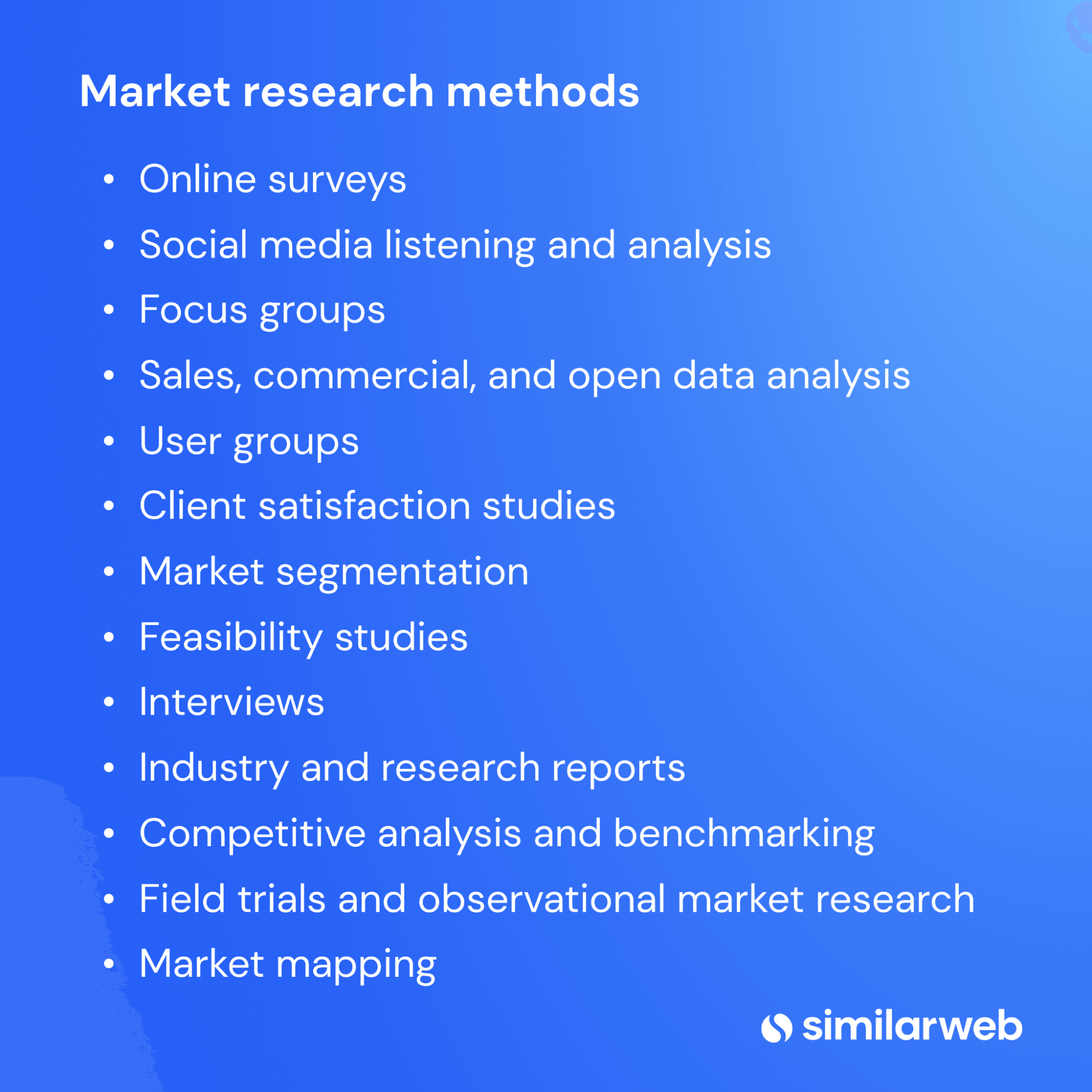 market research methods