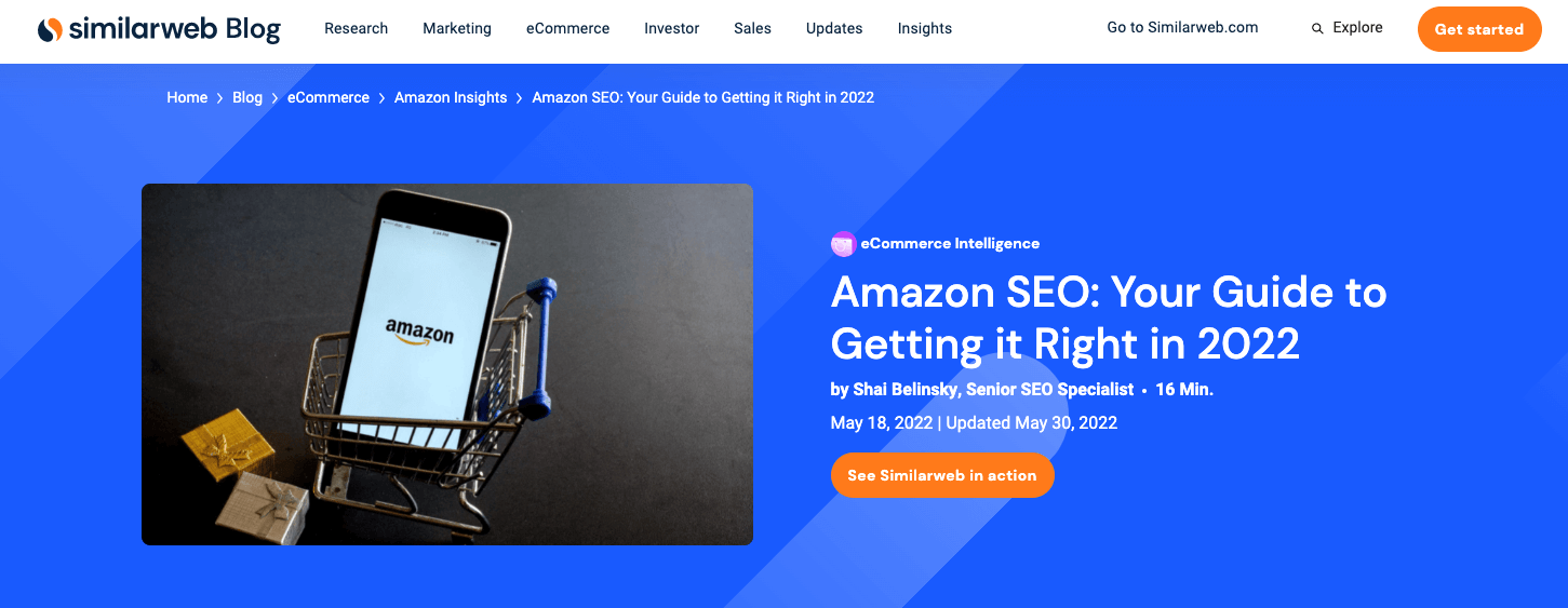 Your guide to Amazon SEO in 2022.