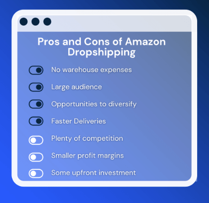 The pros and cons of dropshipping.