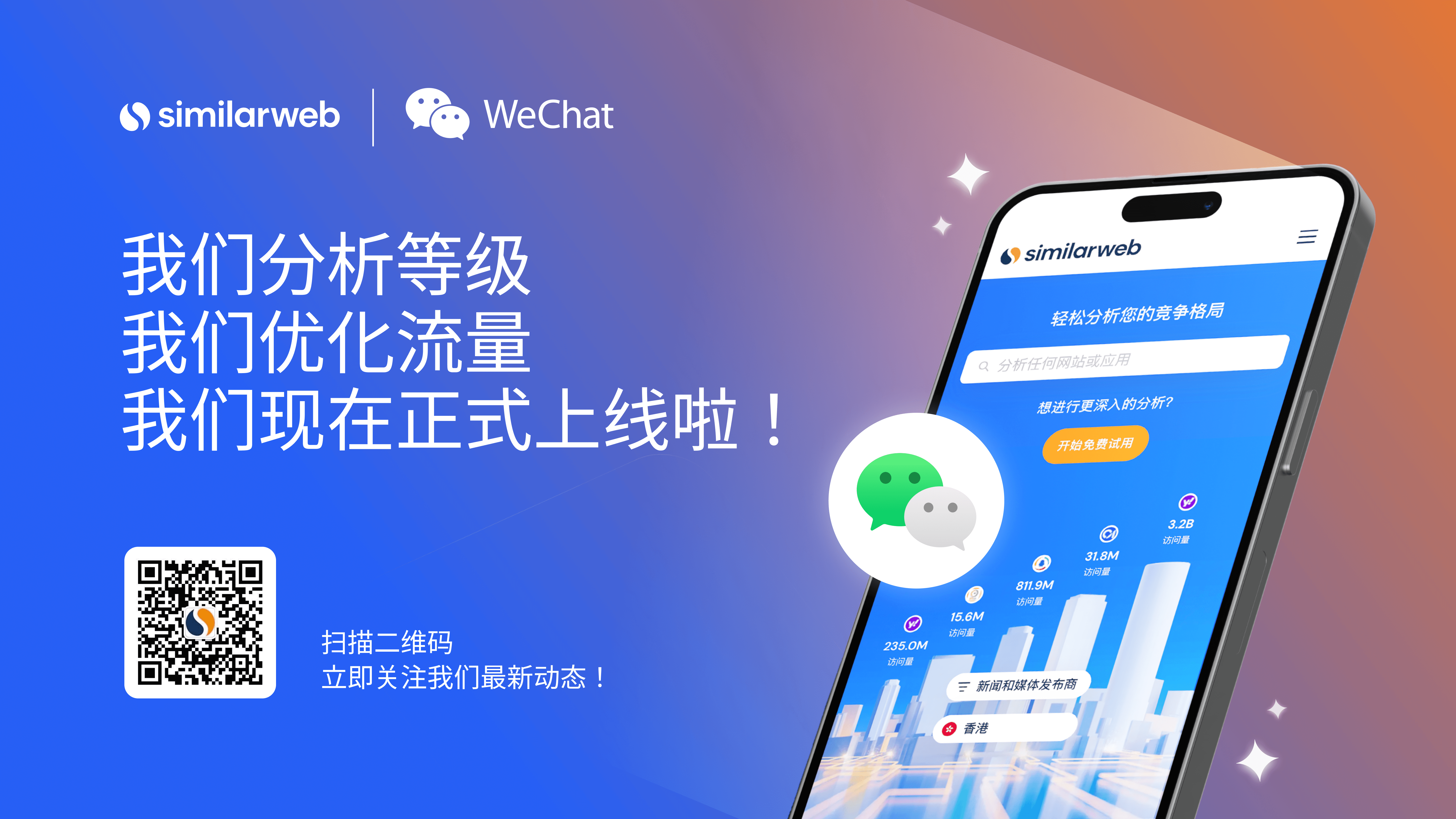 Similarweb 推出微信公众号
