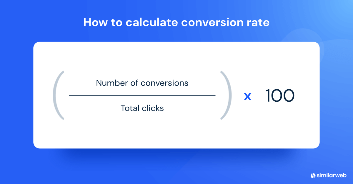 How to calculate conversion rate