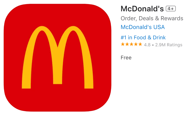 McDonald's Now Has 55% More App Users Than Starbucks