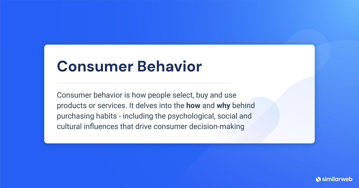 What is the definition of consumer behavior?