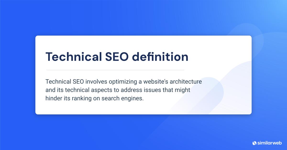 Technical SEO definition