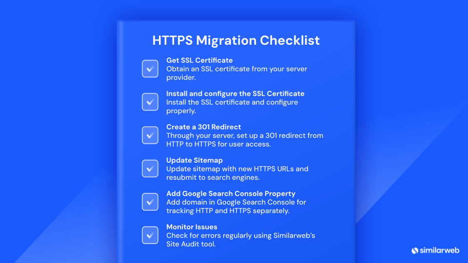 HTTPS Migration Checklist