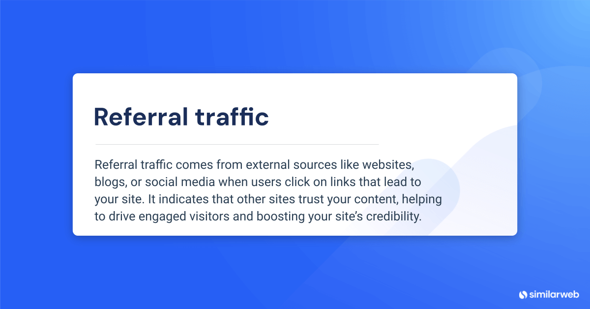 Referral traffic defition