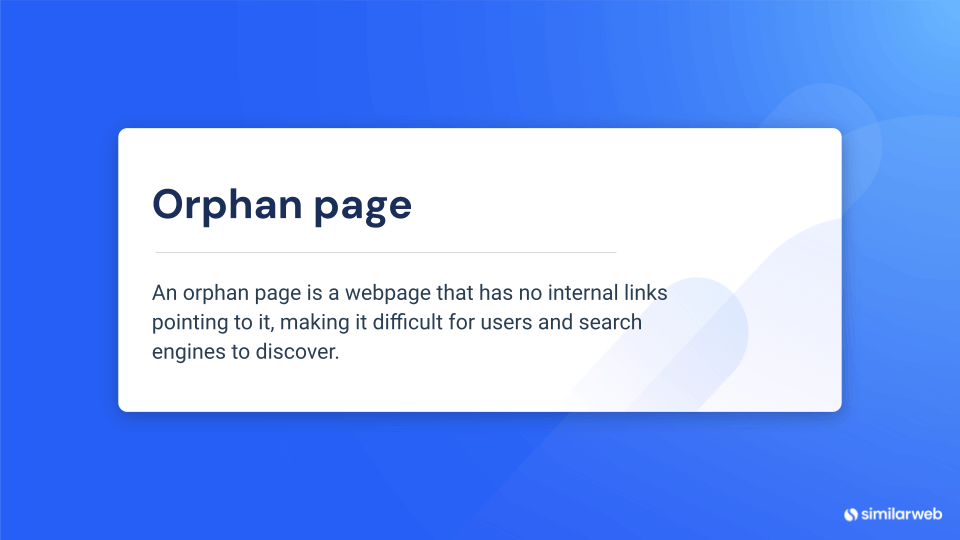 what is an orphan page