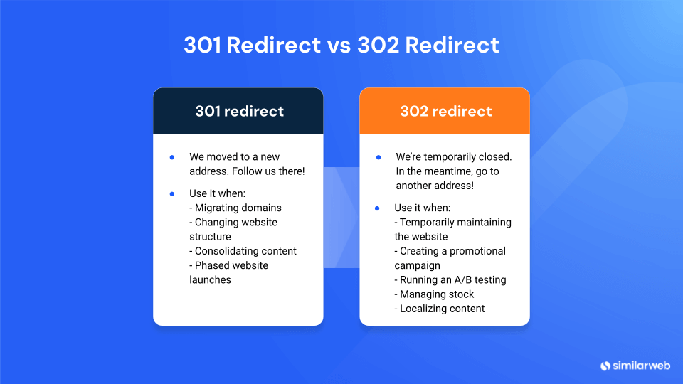 301 vs 302