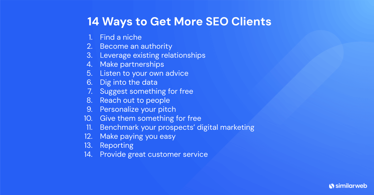 14 Ways to Get More SEO Clients