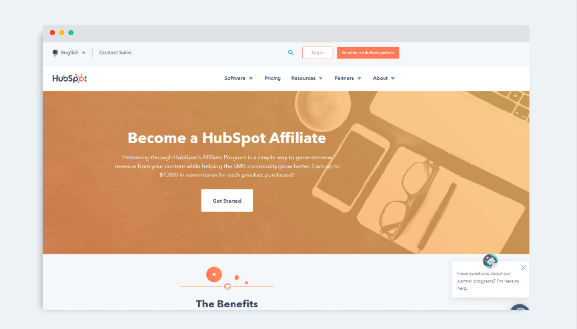 hubspot affiliate program