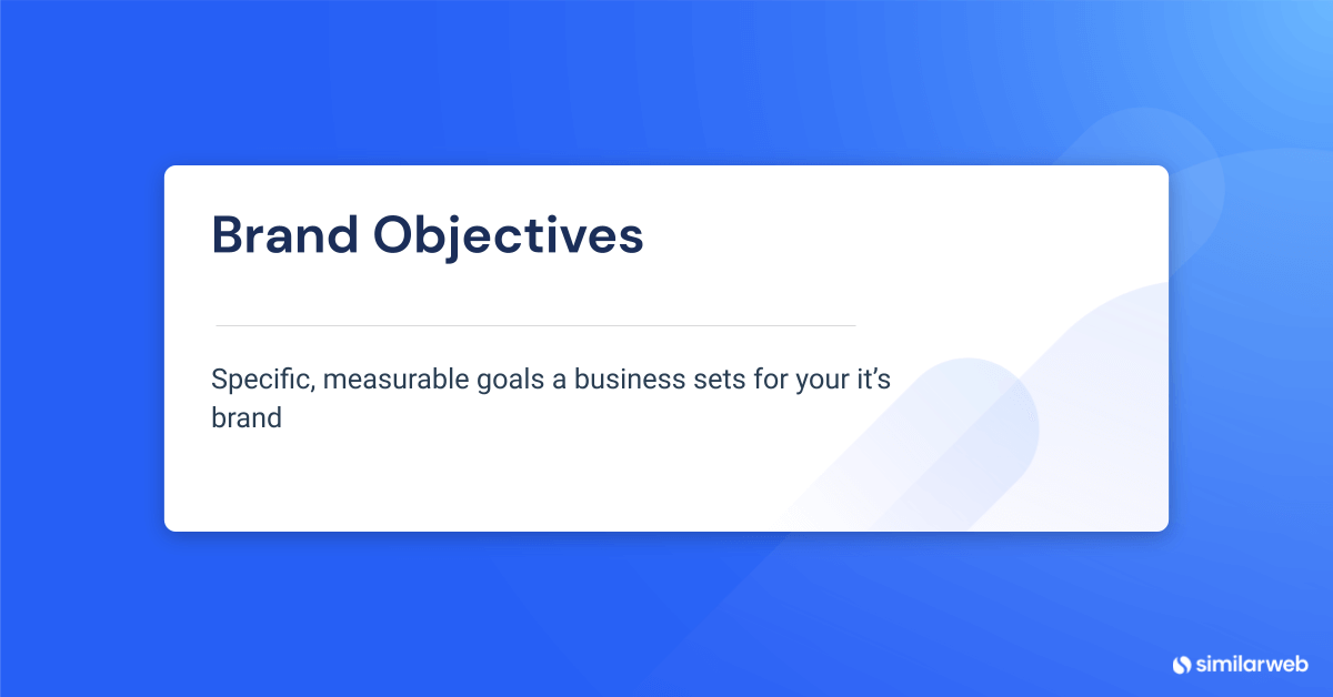 brand objectives definition