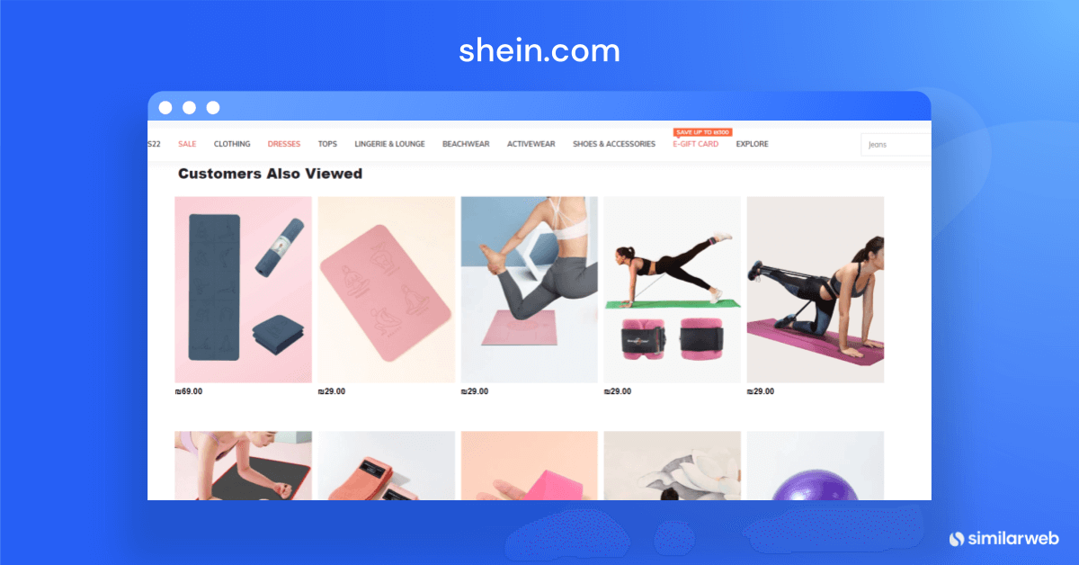 Recommendations on Shein.com